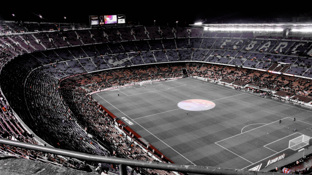 Banner _ Estádio de futebol 1 - Psicologia no Esporte